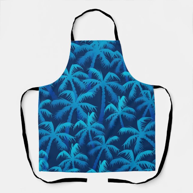 Palm tree pattern apron (Front)