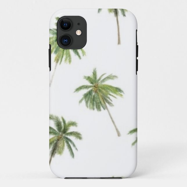 Palm tree pattern Case-Mate iPhone case (Back)