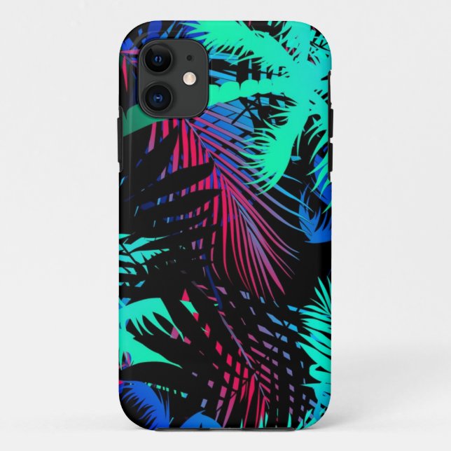 Palm tree pattern Case-Mate iPhone case (Back)