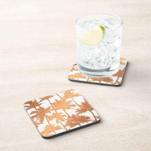 Palm Tree Pattern Coaster