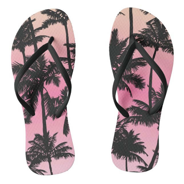 Palm Tree Pattern Jandals (Footbed)