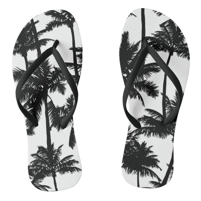 Palm Tree Pattern Jandals (Footbed)