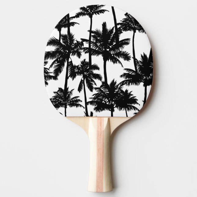 Palm Tree Pattern Ping Pong Paddle (Front)