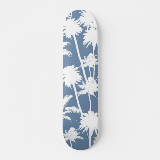 Palm tree pattern skateboard (Front)