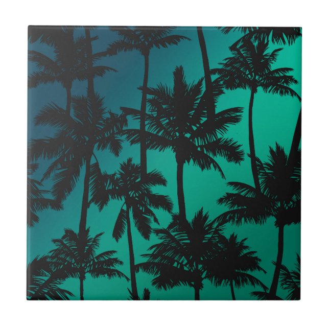 Palm Tree Pattern Tile (Front)