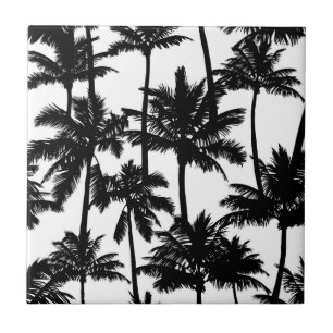 Palm Tree Pattern Tile