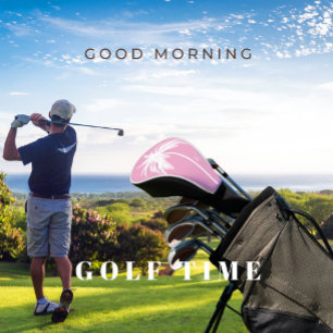 Palm Tree Pink White Tropical Elegant Monogram  Golf Head Cover