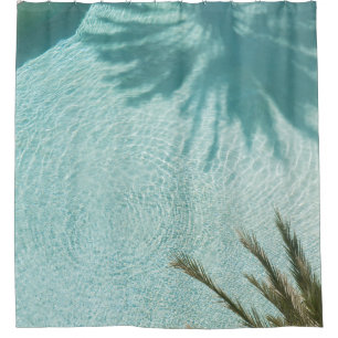 Palm Tree Pool Dream #2 #wall #art  Shower Curtain