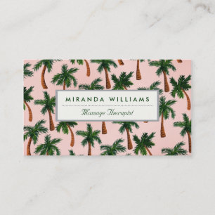 Palm Tree Print Business Cards