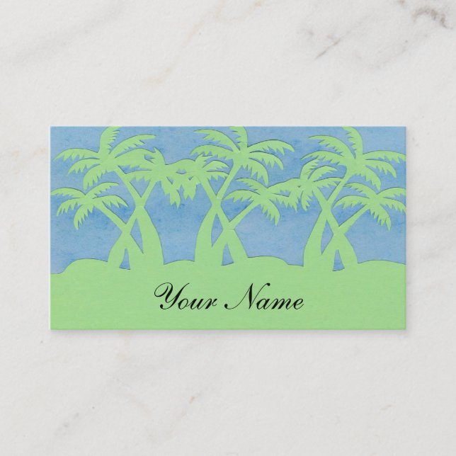 PALM TREE PROFILE CARDS (Front)