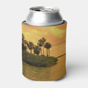 Palm Tree Reverie Can Cooler