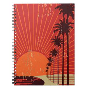 Palm Tree Row Notebook