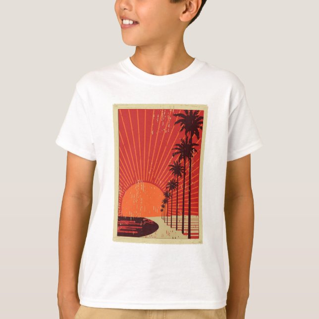 Palm Tree Row T-Shirt (Front)