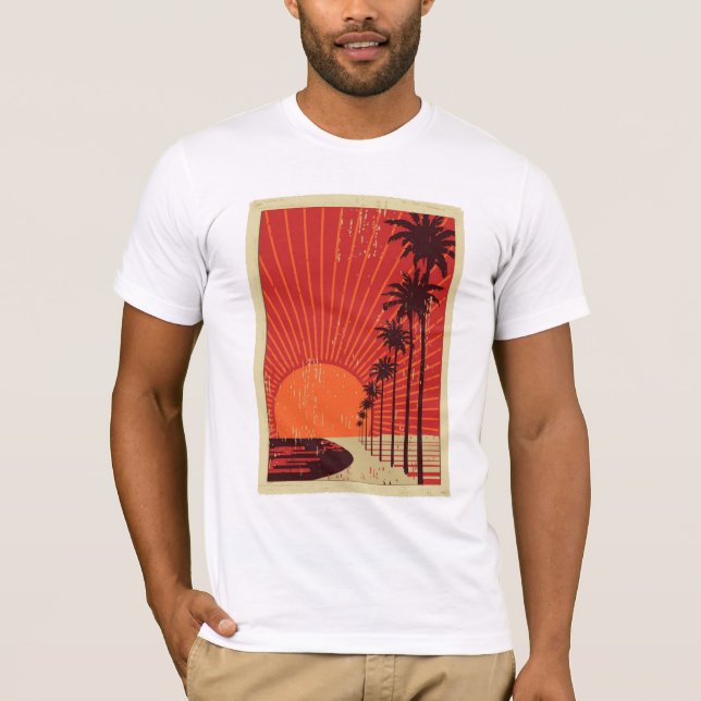 Palm Tree Row T-Shirt (Front)