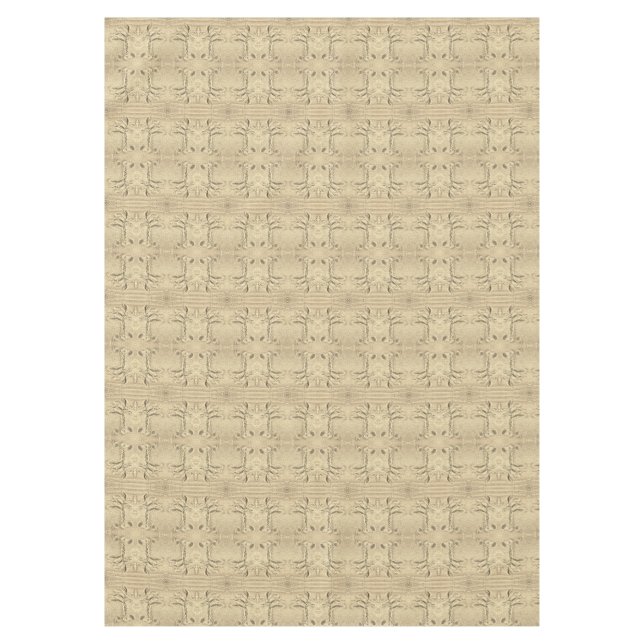 Palm Tree Sand Drawing Tablecloth (Front)