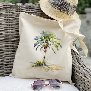 Palm Tree Sea Tropical Summer  Tote Bag