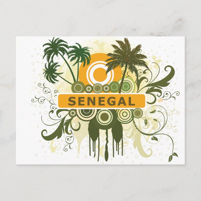 Palm Tree Senegal Postcard (Front)