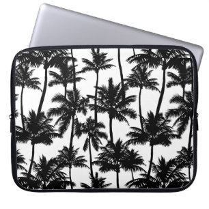 Palm Tree Shadow Pattern Laptop Sleeve