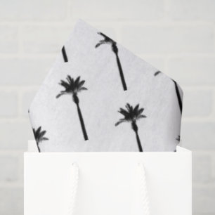 Palm Tree Silhouette Coastal Desert Tropical Tissue Paper