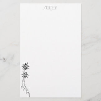 Palm tree stationery - personalised