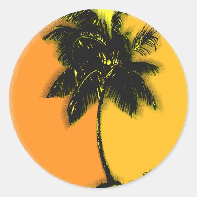 Palm Tree Stickers (Front)