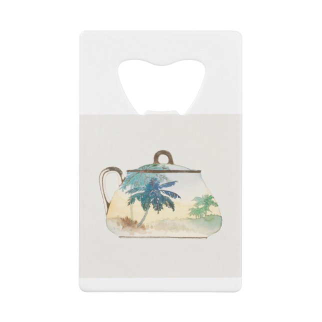 Palm Tree Sugar Bowl by Noritake Factory (Front)