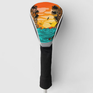 Palm Tree Sunset Golf Head Cover