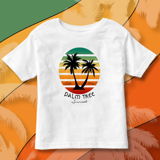 Palm Tree Sunset Toddler T-Shirt