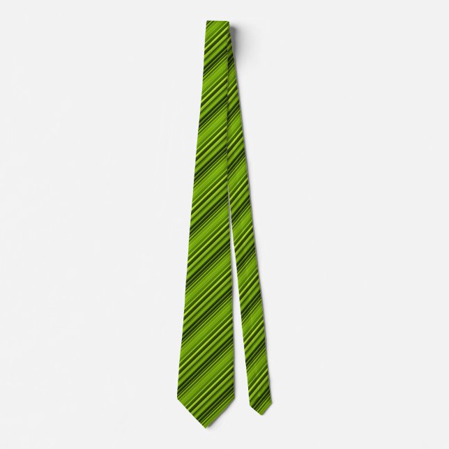 Palm Tree Texture Pattern Tie (Front)