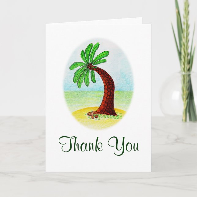 palm tree, Thank You (Front)