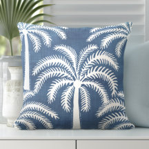 Palm Tree Throw Pillow