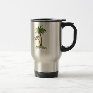 PALM TREE TRAVEL MUG