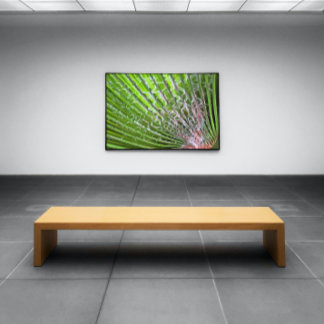 Palm Tree Tropical Leaf Artistic Painting Canvas Print