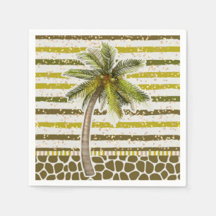 Palm Tree Tropical Napkin