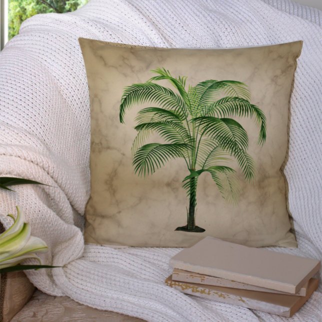 Palm Tree Tropical Vintage  Elegant Cushion (Creator Uploaded)
