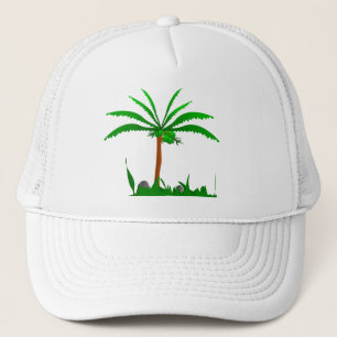 Palm Tree Trucker Hat