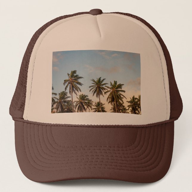 Palm tree trucker hat (Front)