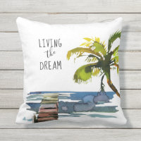 Palm Tree Waterfront Living the Dream Tropical