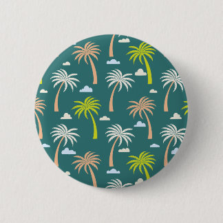 Palm Trees 6 Cm Round Badge