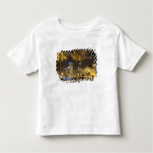 Palm Trees and CBD at Night, Sydney, New South Toddler T-Shirt