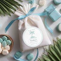Palm Trees and Pacifiers Coastal Baby Shower Favou