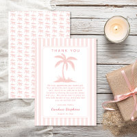 Palm Trees and Pacifiers Pink Coastal Baby Shower