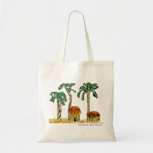Palm Trees and Paradise Tote Bag