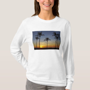 Palm trees and sunset, Mindil Beach T-Shirt