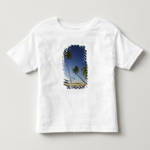 Palm trees and sunset, Plantation Island Resort Toddler T-Shirt