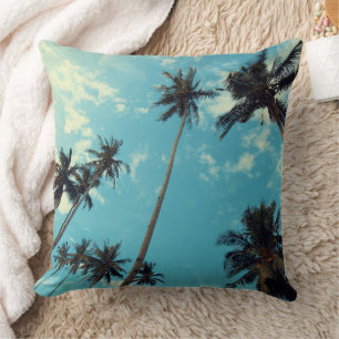 Palm trees and the sky cushion