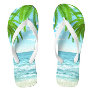 Palm Trees and Tropic Breeze Jandals
