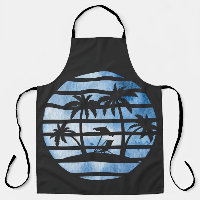 PALM TREES APRON (Front)