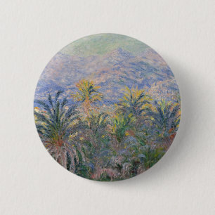 Palm Trees at Bordighera 6 Cm Round Badge