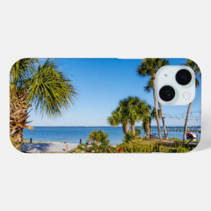 Palm Trees Bayside Morning iPhone Case
